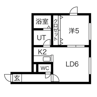 ステージノア北円山【4階】の間取り