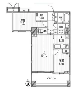 アーデン神保町【8階】の間取り