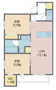 ミレ・ヴェルデ【3階】の間取り