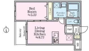アイルグランデ赤羽【1階】の間取り