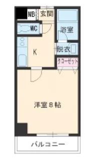 ソレーユ高畑【4階】の間取り