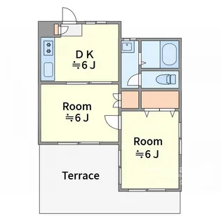 第3サンライズマンション【1階】の間取り