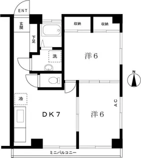 サン・レルム【2階】の間取り