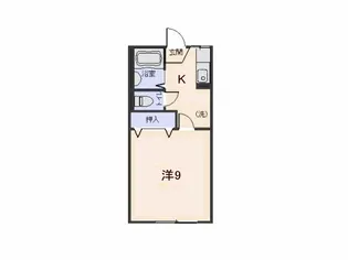 フォーブル上堂 A【2階】の間取り