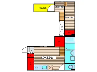 PAZ【1階】の間取り