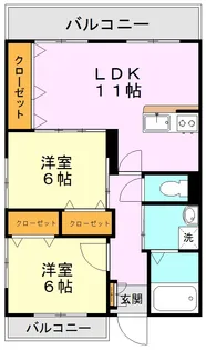 KINGDOM小山【3階】の間取り