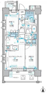 デュオステージ海老名【5階】の間取り
