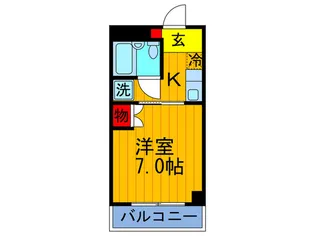 プレヂデントマンションI【2階】の間取り