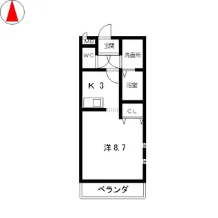 GreatAdvance A棟【2階】の間取り