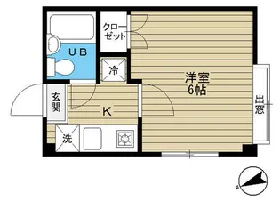 シルクハイツ目白【1階】の間取り