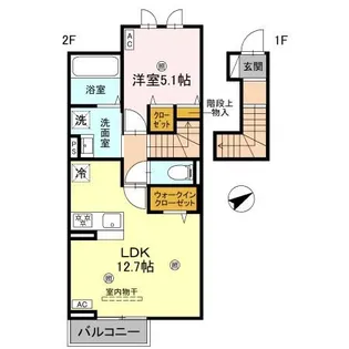 Anpool A棟【2階】の間取り