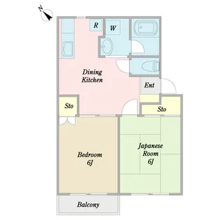 アーバンヒルズ夏見【2階】の間取り