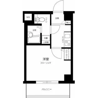 ロアール溝口駅前【5階】の間取り