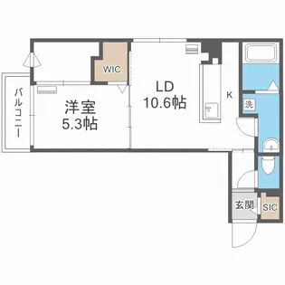 BRAVIS TOYOHIRA【6階】の間取り