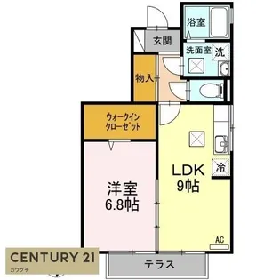 セジュールヴァンセンヌ B棟【1階】の間取り