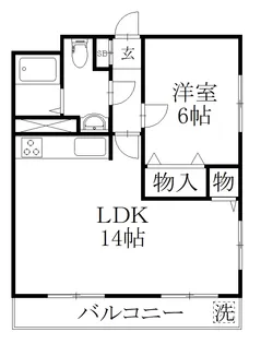 八潮インペリアルハイツ【5階】の間取り