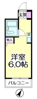 OKZAC【8階】の間取り