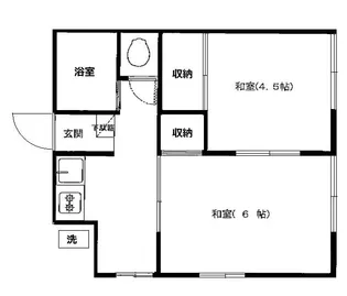 アテイ雑司ヶ谷【1階】の間取り