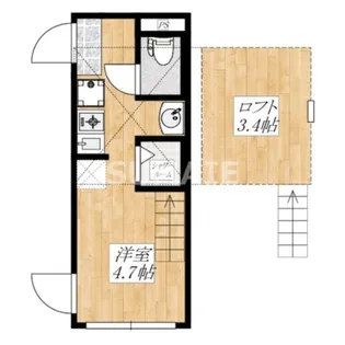 ウェリナ東十条【2階】の間取り