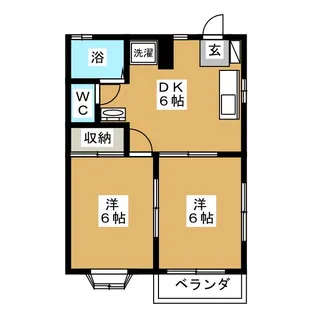 アプローズ日吉【1階】の間取り