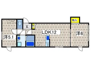 D‐HOUSE【1階】の間取り