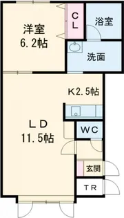 ルセットA【2階】の間取り