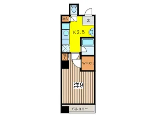 ア-ツタチバナ【5階】の間取り