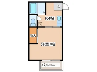 グラス御園【1階】の間取り