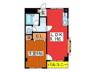 センチュリー赤羽【3階】の間取り