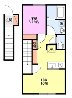 ビオラ三条【2階】の間取り