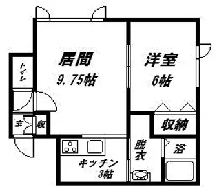エリア63【2階】の間取り