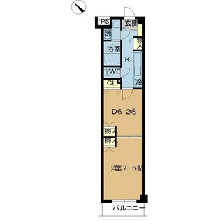 市川ガーデンプレイス【3階】の間取り