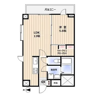 エスト清水【3階】の間取り