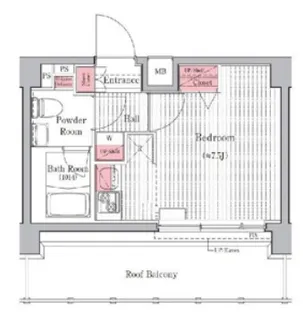 プレール・ドゥーク元住吉【5階】の間取り