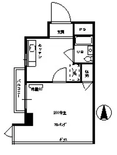 金子ビル【2階】の間取り
