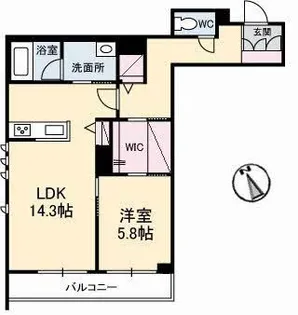 リーストソフィア【2階】の間取り