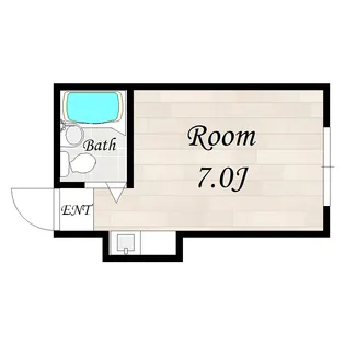 アイアンドユウハイツ上新庄【3階】の間取り