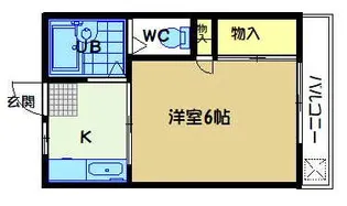 グッティ ハイツ【2階】の間取り