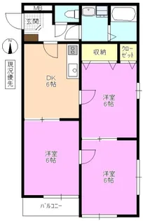 パストラル穂高【1階】の間取り