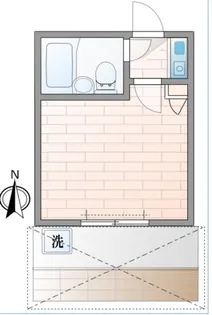 ルーチェ三軒茶屋a50【1階】の間取り