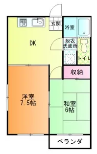 ハイツモンシェリー【1階】の間取り