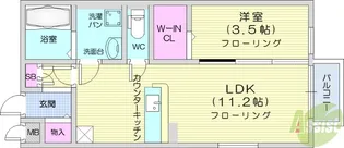 グラン・パレット【1階】の間取り
