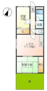 霞町壱番館【1階】の間取り