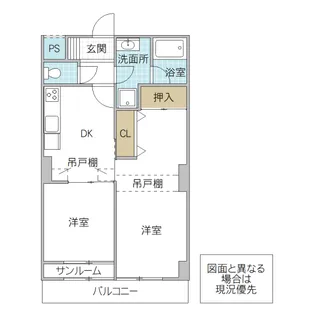パークプラザ水戸千波湖マンション【1階】の間取り
