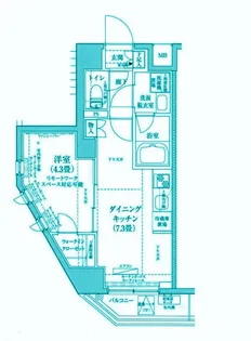 ティモーネグランデ目黒サウス【2階】の間取り