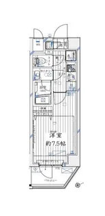 レガリス愛宕御成門【8階】の間取り