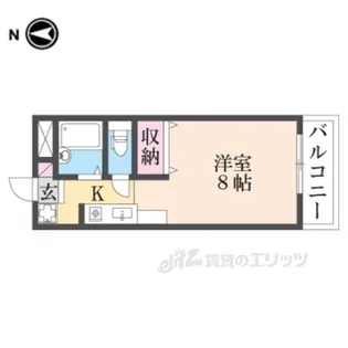 スタジオM【2階】の間取り