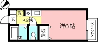 ハイツポラリス【1階】の間取り