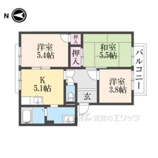 クレストコート【2階】の間取り