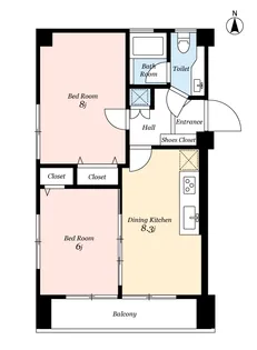 大和コーポ【9階】の間取り